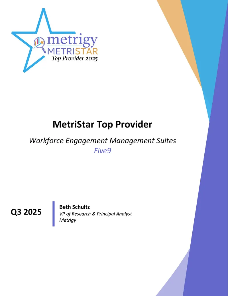 2025 MetriStar Awards for Workforce Engagement Management