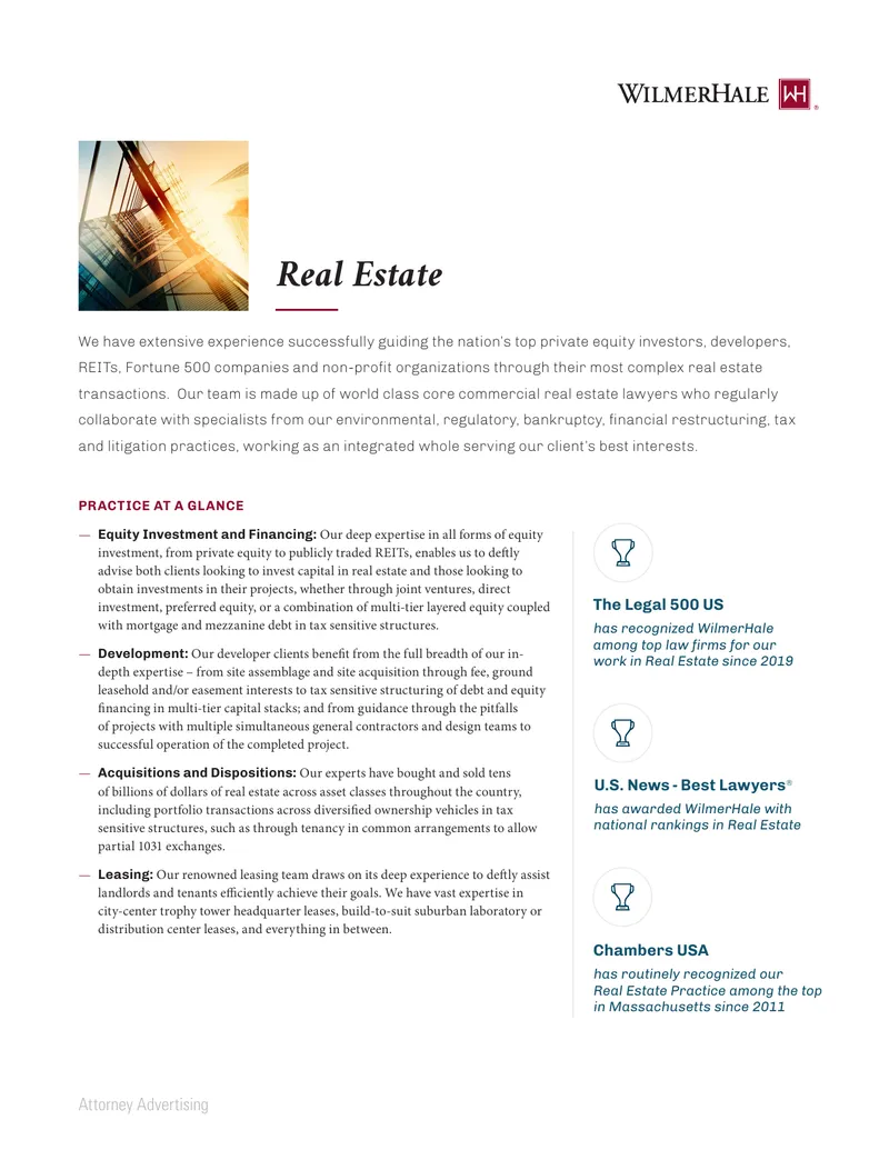 Real Estate Transaction Legal Services Overview