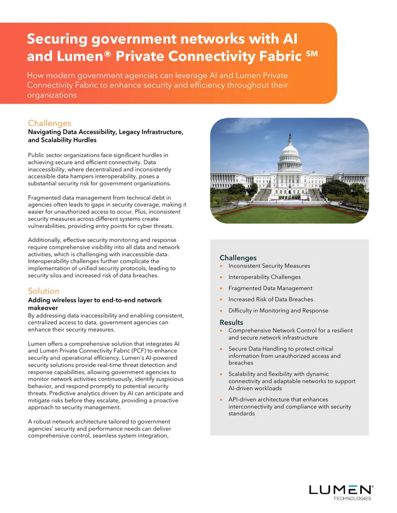 Enhancing Security in Government Networks