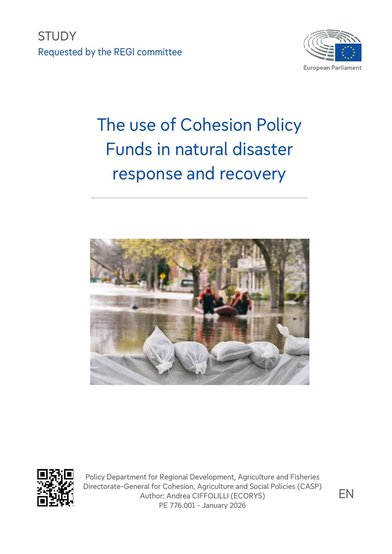 Cohesion Policy Funds in Natural Disaster Response