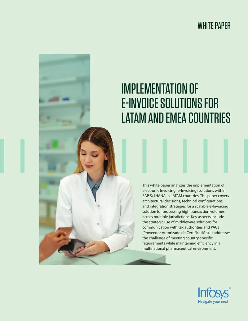 Implementation of E-Invoice Solutions for LATAM and EMEA Countries