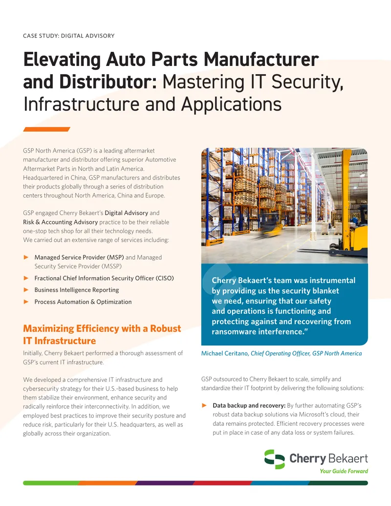 IT Security and Infrastructure Enhancement Case Study
