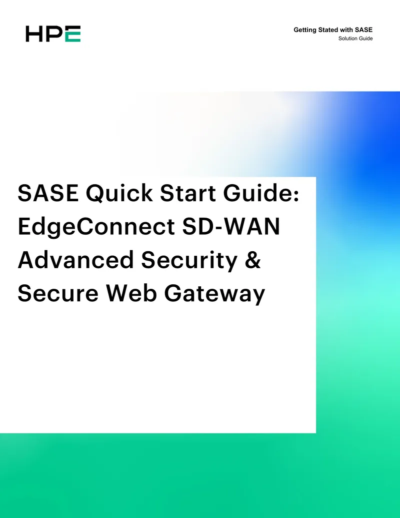 Getting Started with SASE Solution Guide