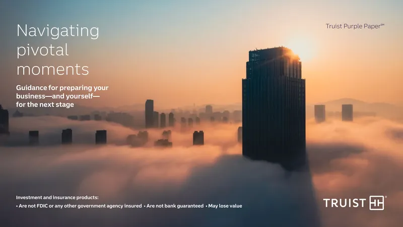 Guidance for Navigating Pivotal Business Moments