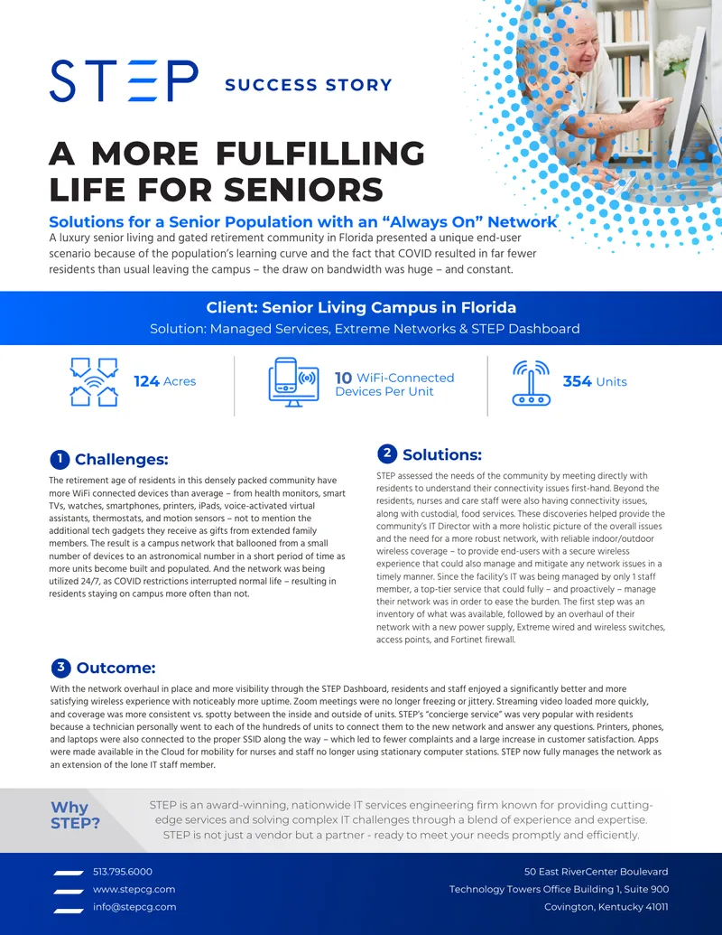 Network Solutions for Senior Living Campus