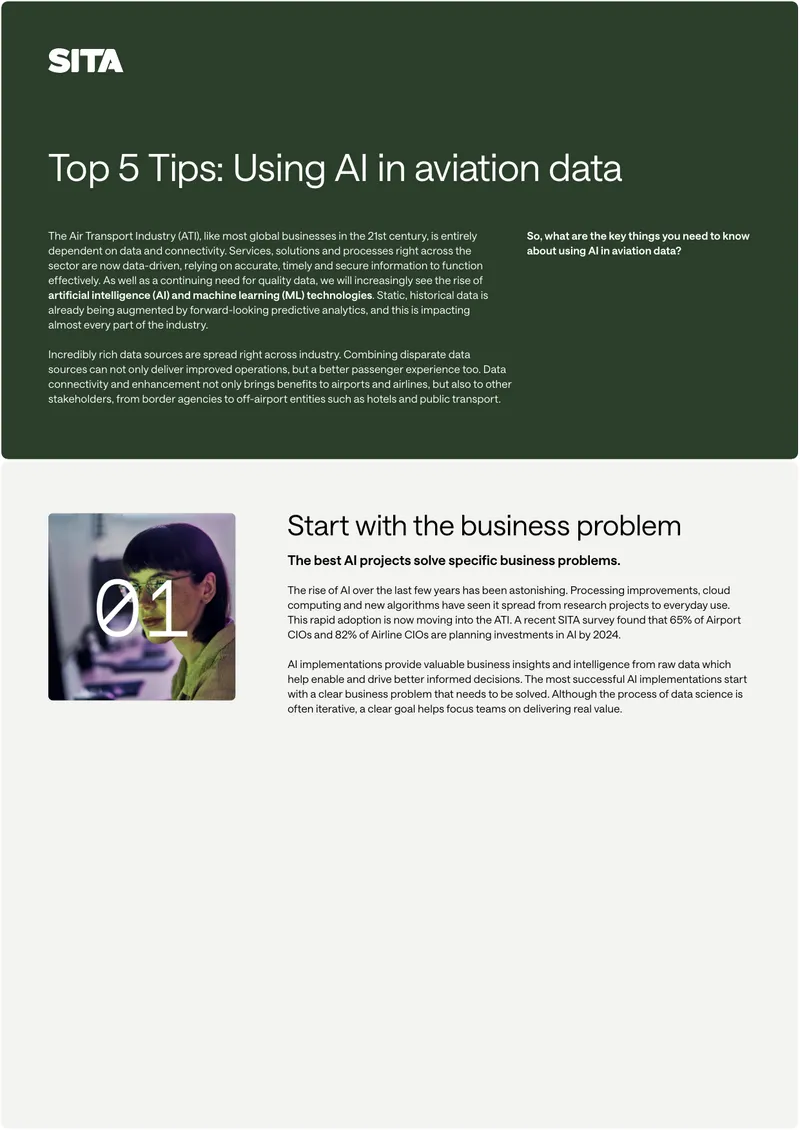 Key Considerations for AI in Aviation Data