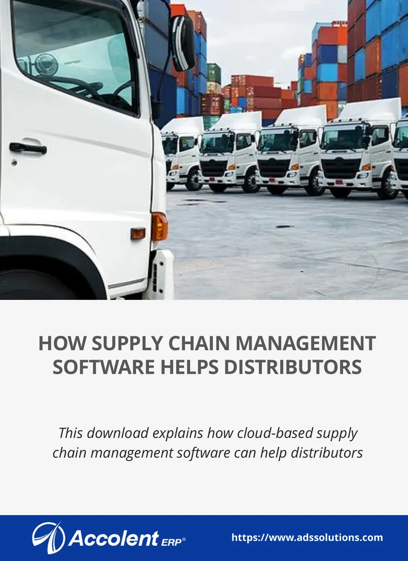Supply Chain Management Software Benefits for Distributors