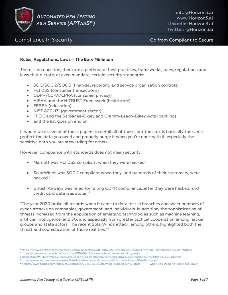 Automated Pen Testing as a Service Overview preview page 1