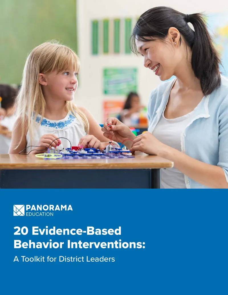 Evidence-Based Behavior Interventions Toolkit for District Leaders