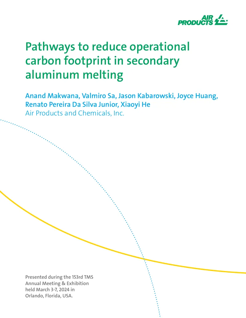Pathways to Reduce Carbon Footprint in Secondary Aluminum Melting
