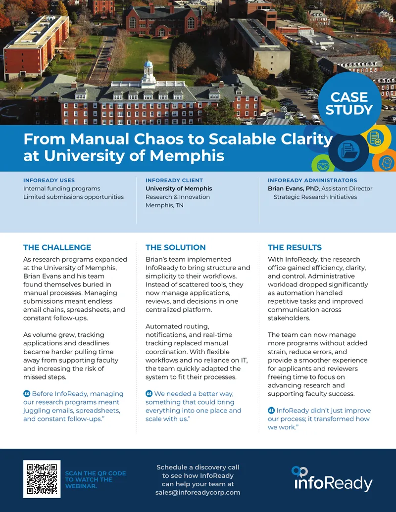 Case Study on Research Program Management Transformation