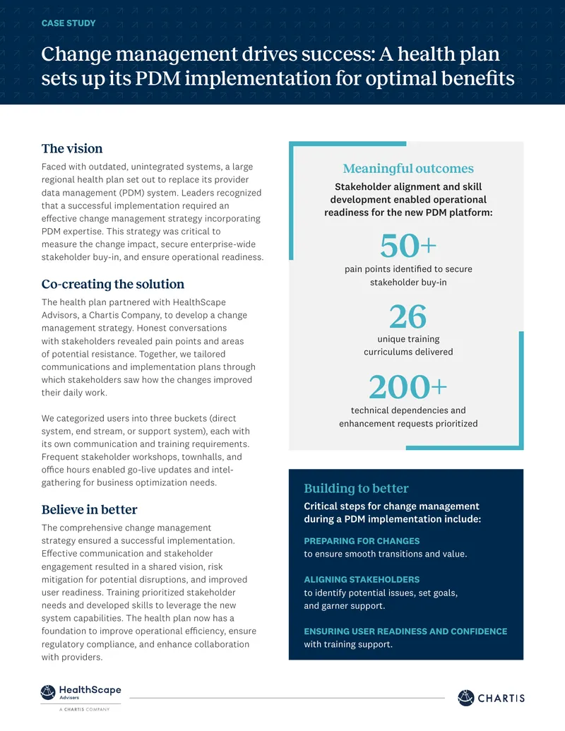 Change Management Strategy for PDM Implementation