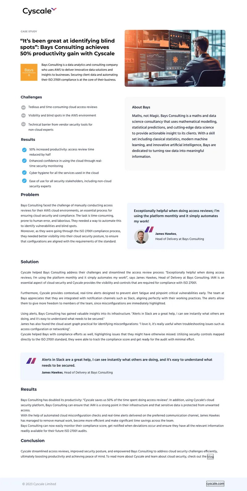 Bays Consulting Cloud Security Automation Case Study