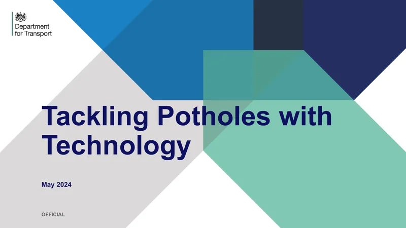 Pothole Management and Technology Solutions