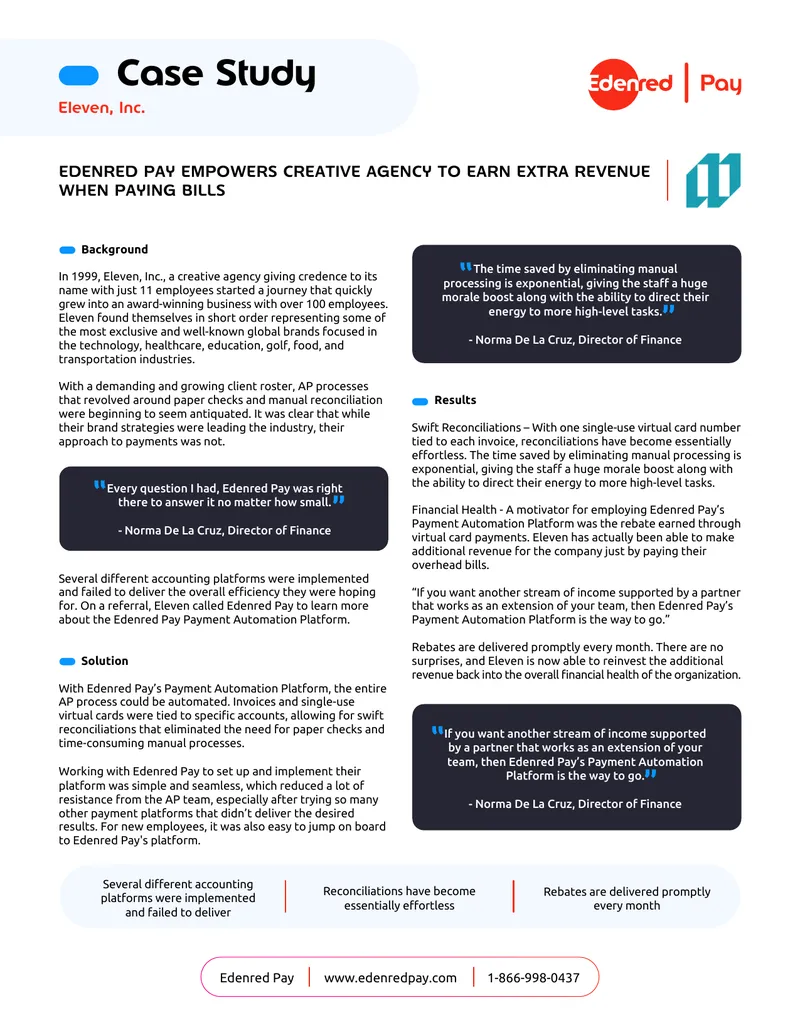 Edenred Pay Payment Automation Case Study