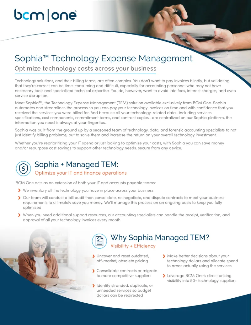 Technology Expense Management Solution Overview