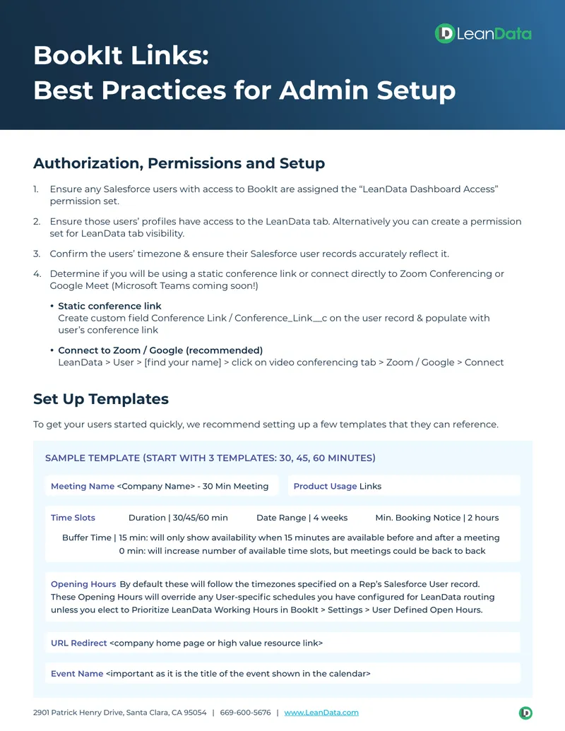 Best Practices for Admin Setup in BookIt