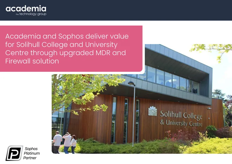 Cybersecurity Implementation at Solihull College preview page 1