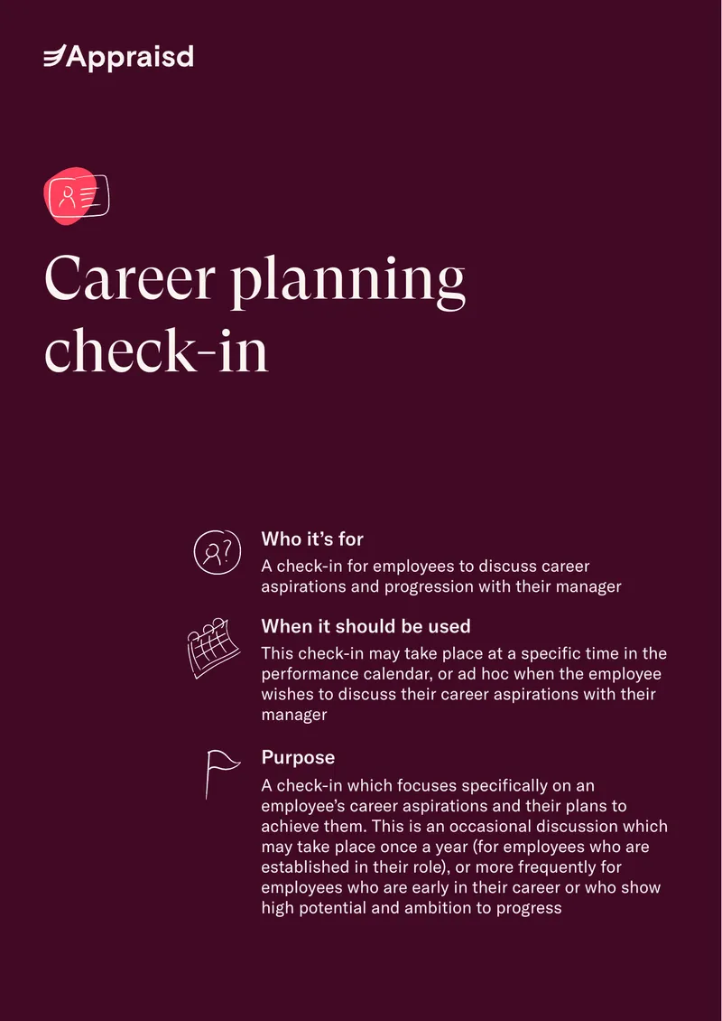 Career and Personal Development Check-in Guide