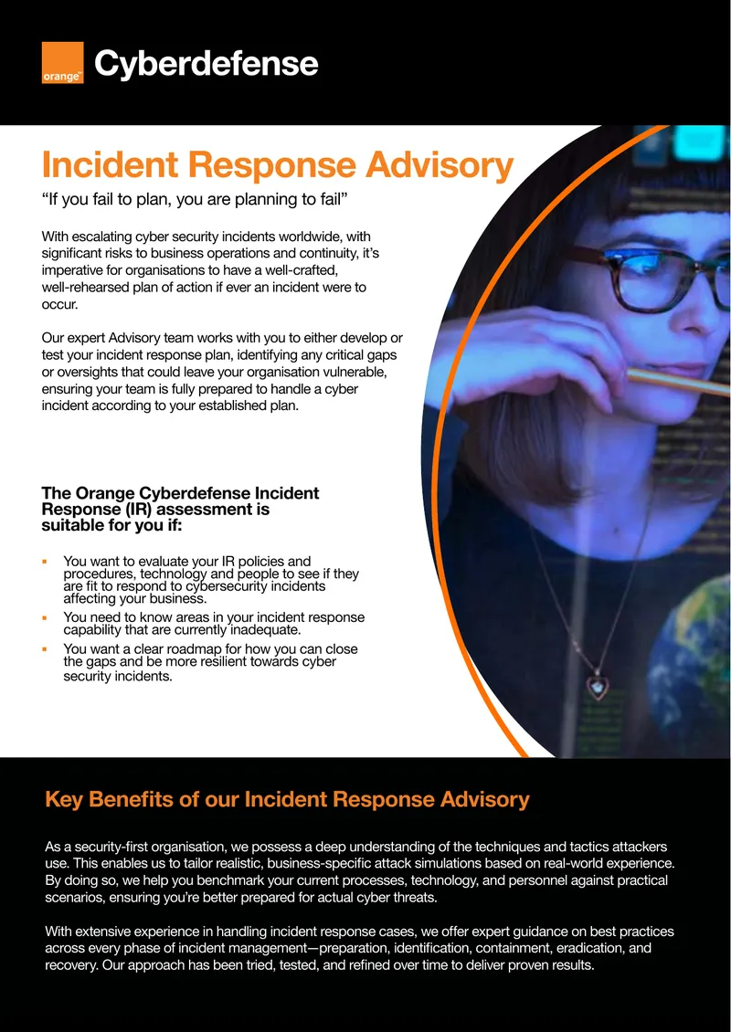 Incident Response Advisory Assessment Guide
