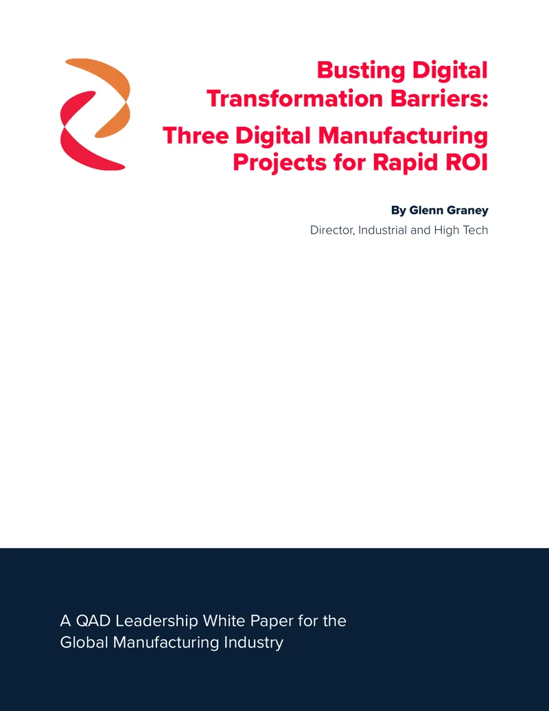 Busting Digital Transformation Barriers in Manufacturing