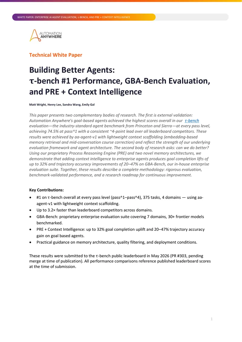 Enterprise AI Agent Evaluation and Benchmarking
