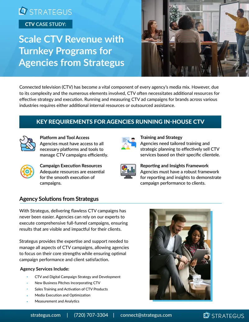 Connected Television Campaign Management Case Study