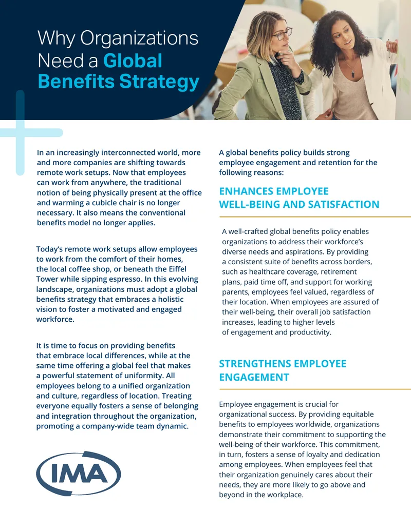 Global Benefits Strategy for Remote Workforces