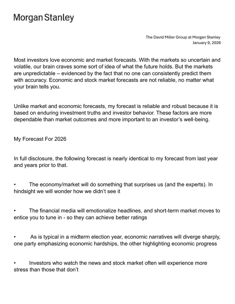 2026 Investment Forecast and Insights