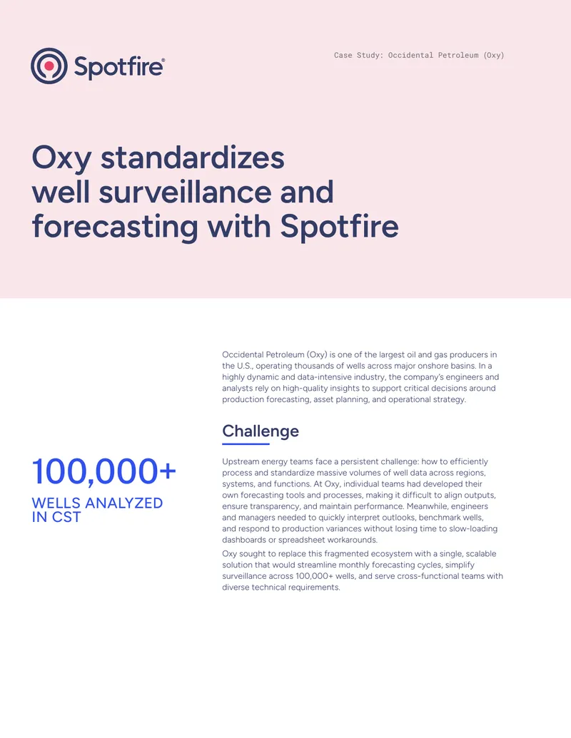 Occidental Petroleum Data Standardization Case Study