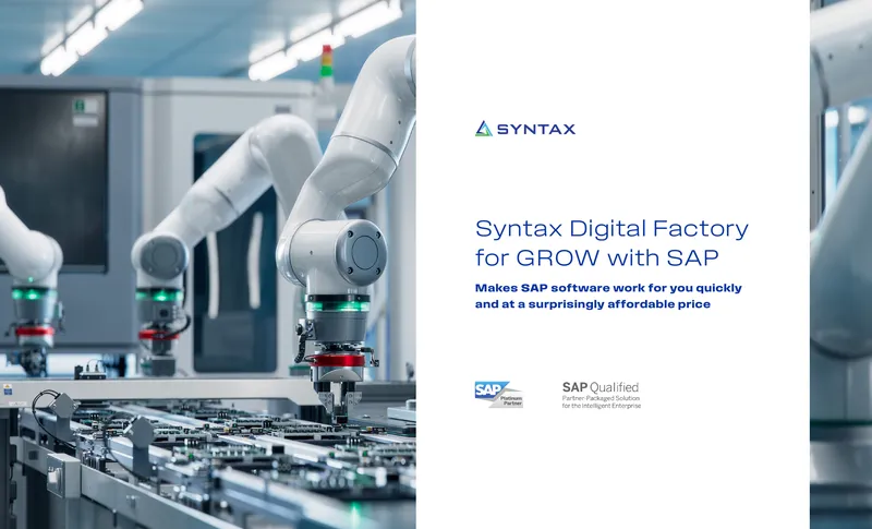 Syntax Digital Factory for GROW with SAP