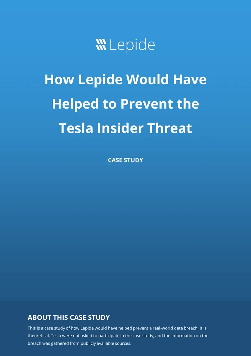 Tesla Insider Threat Case Study Analysis