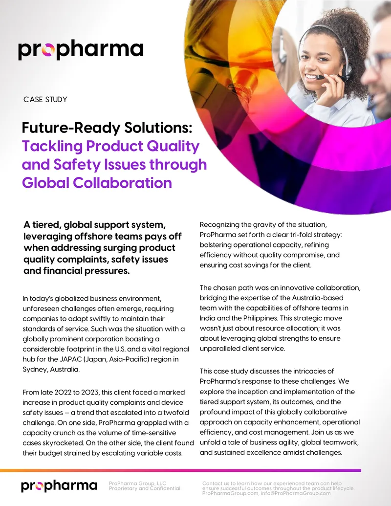 Future-Ready Solutions for Product Quality Challenges