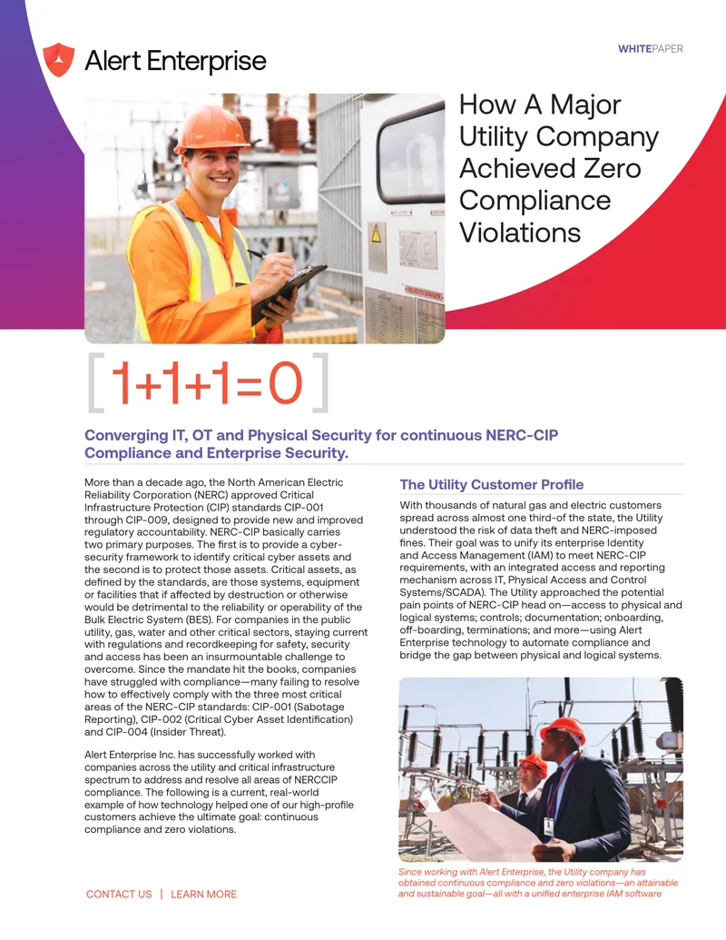 Utility Company Achieves Zero Compliance Violations