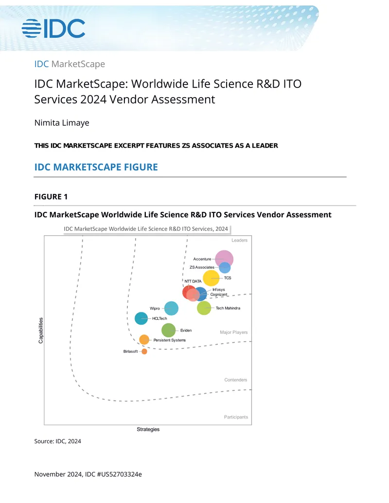 Worldwide Life Science R&D ITO Services Vendor Assessment