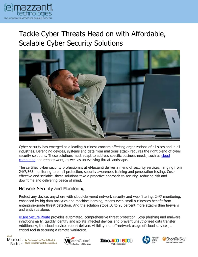 Comprehensive Cyber Security Solutions Overview