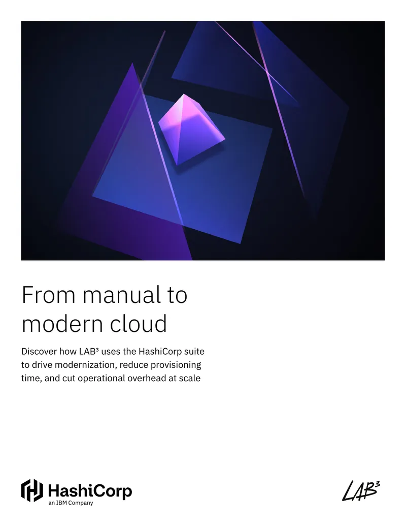 LAB³ Cloud Modernization Strategy with HashiCorp
