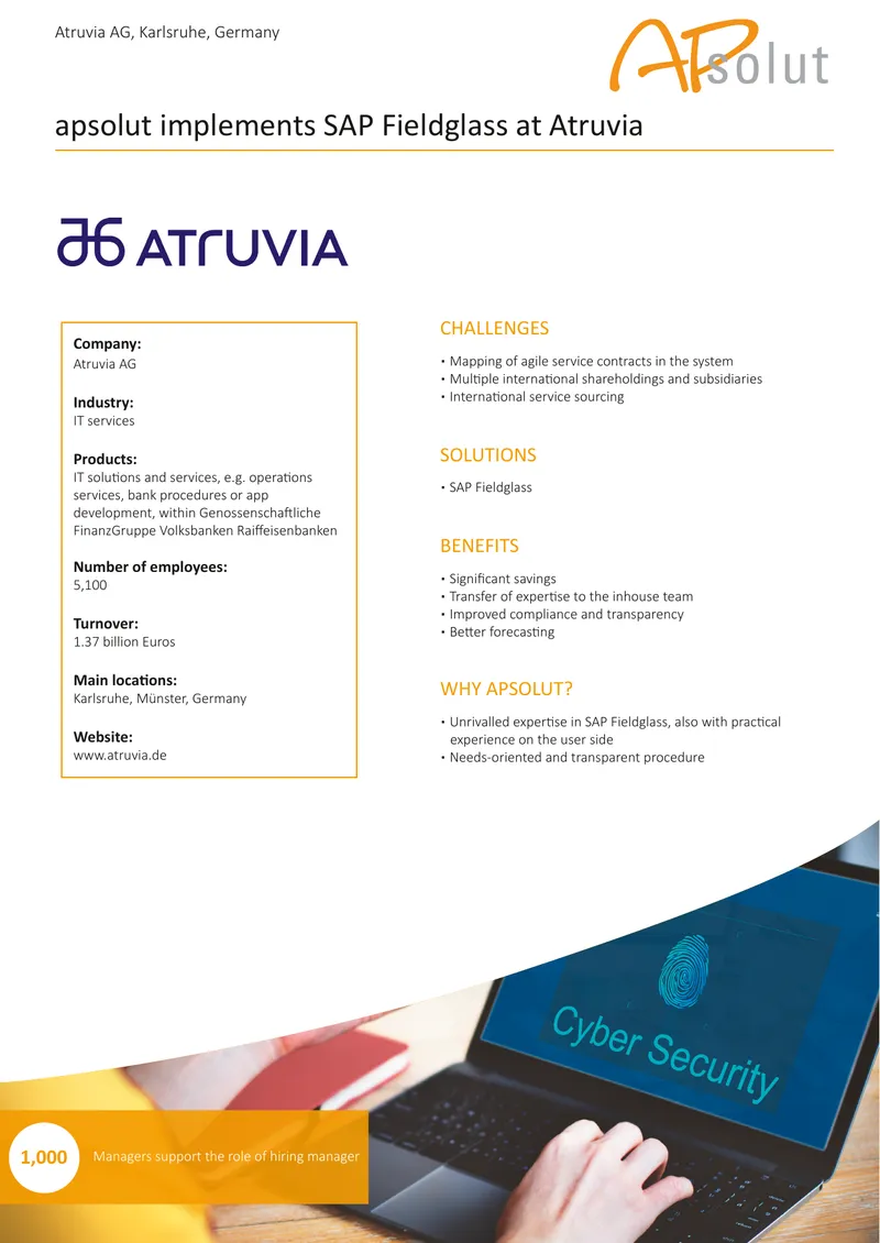 Implementation of SAP Fieldglass at Atruvia