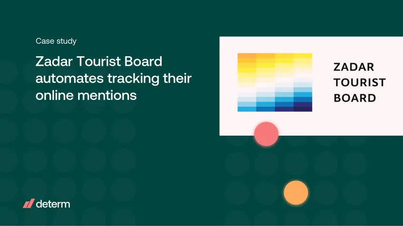 Zadar Tourist Board Media Monitoring Case Study