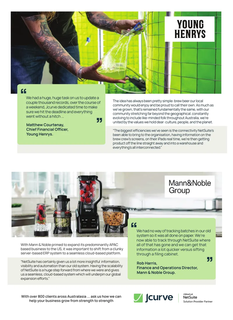 NetSuite ERP Implementation Case Studies