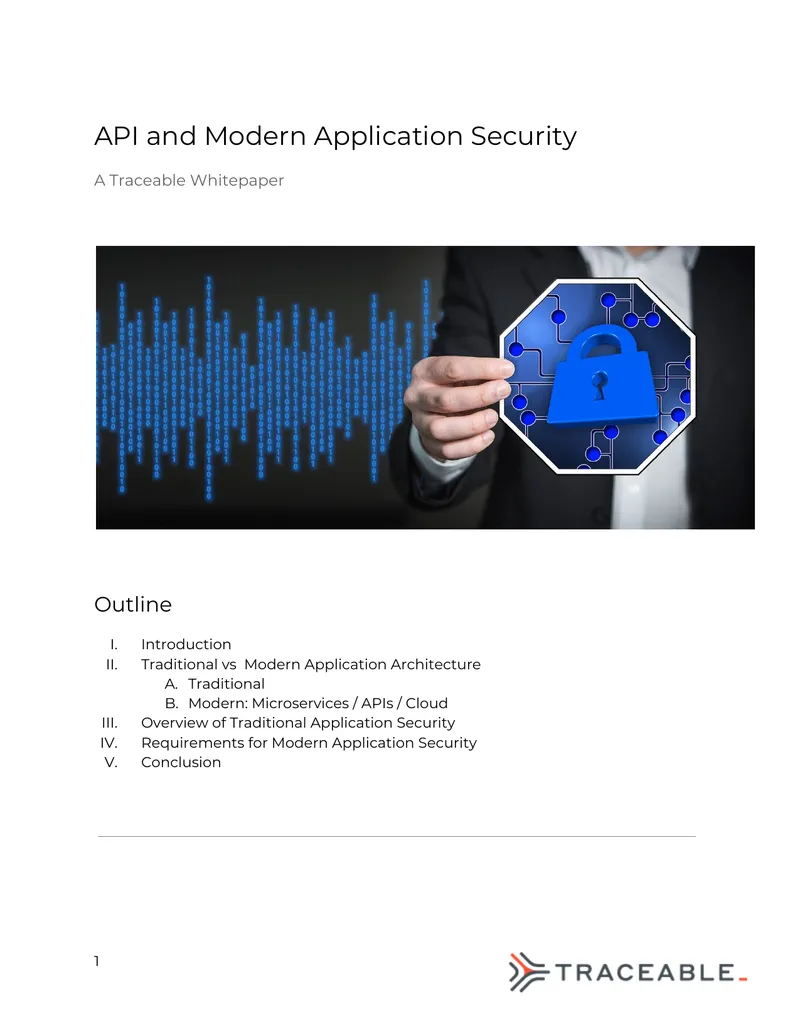 API and Modern Application Security Whitepaper