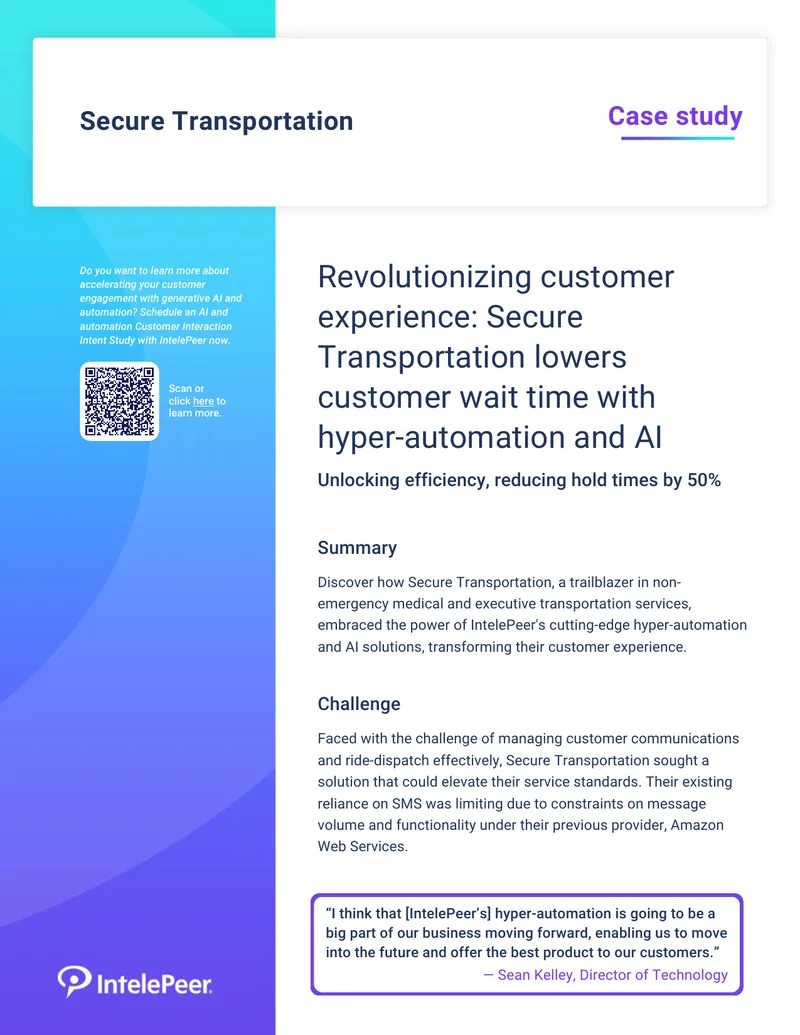Secure Transportation Case Study on Hyper-Automation