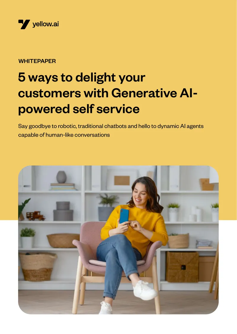 Benefits of Generative AI in Customer Service