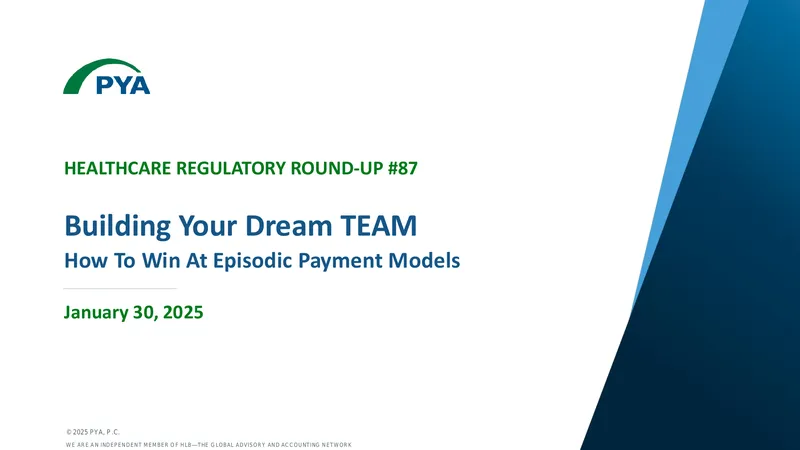 Building Your Dream TEAM for Payment Models