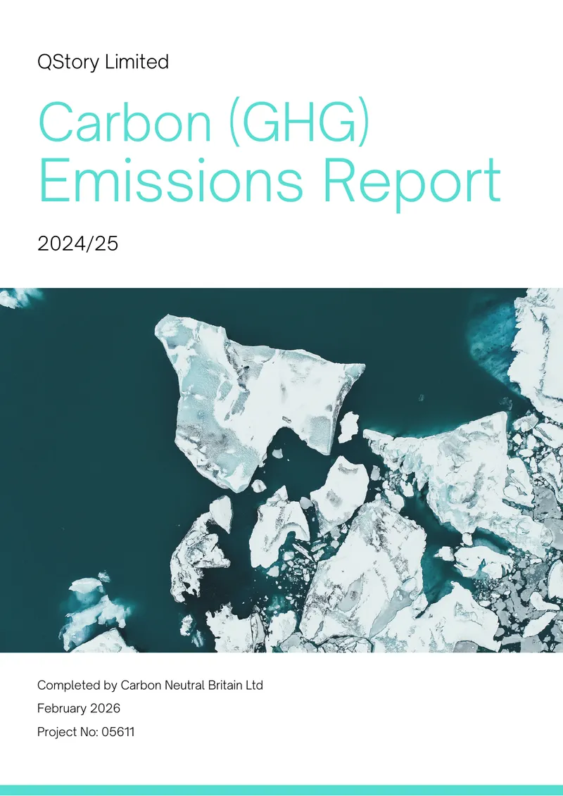 QStory Limited Carbon Emissions Report 2024/25