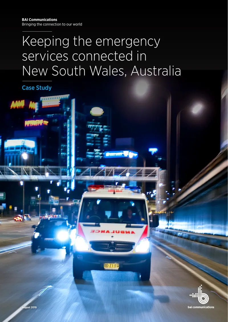 BAI Communications Emergency Services Network Case Study