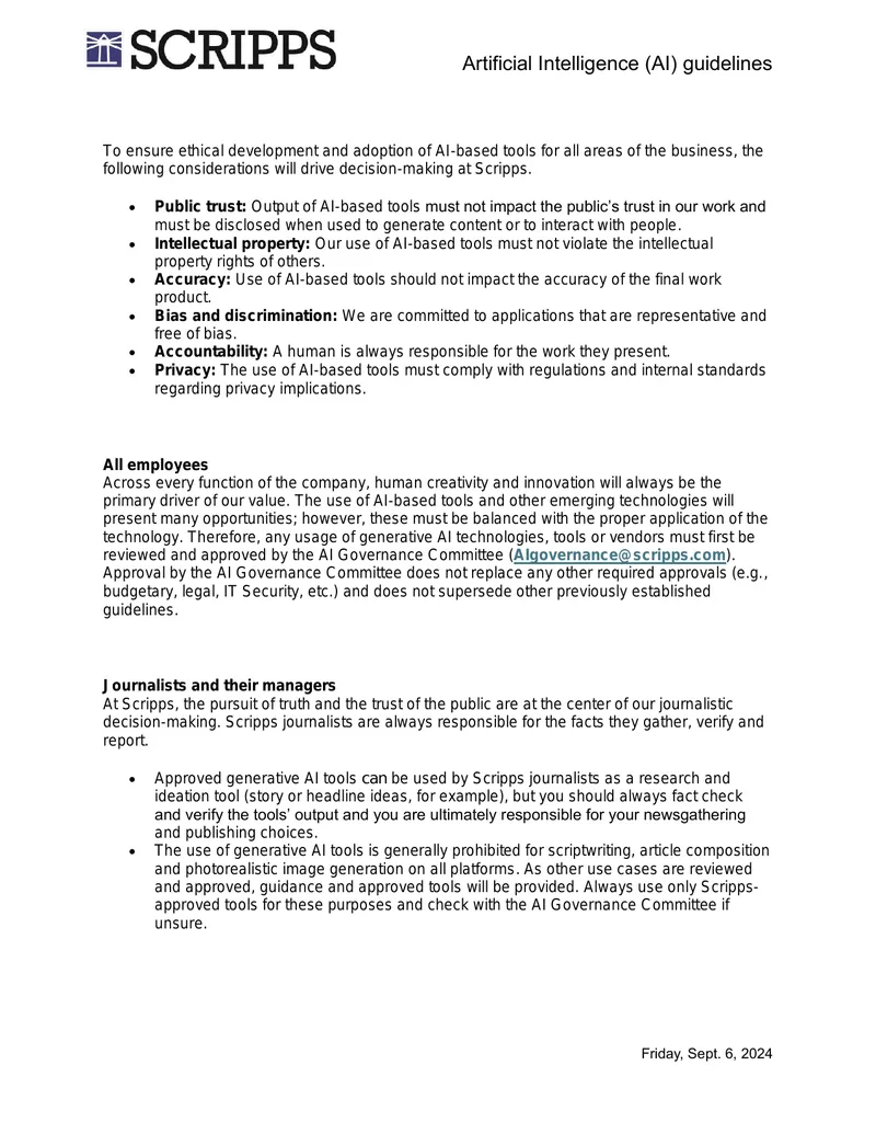 Artificial Intelligence Guidelines for Ethical Development