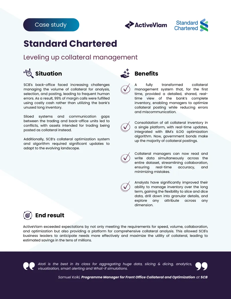 Collateral Management System Transformation Case Study