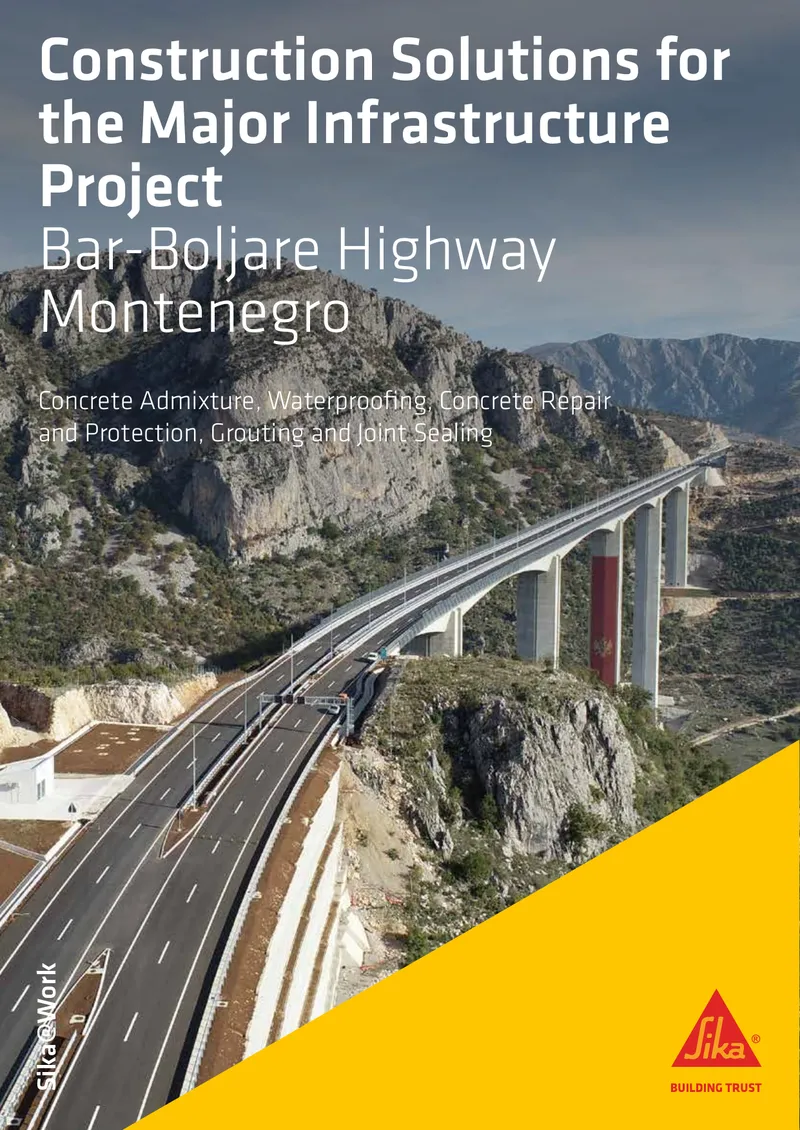 Bar-Boljare Highway Construction Solutions