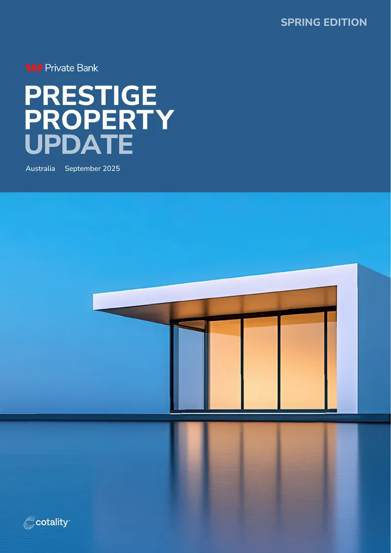 Australia Prestige Property Market Update September 2025
